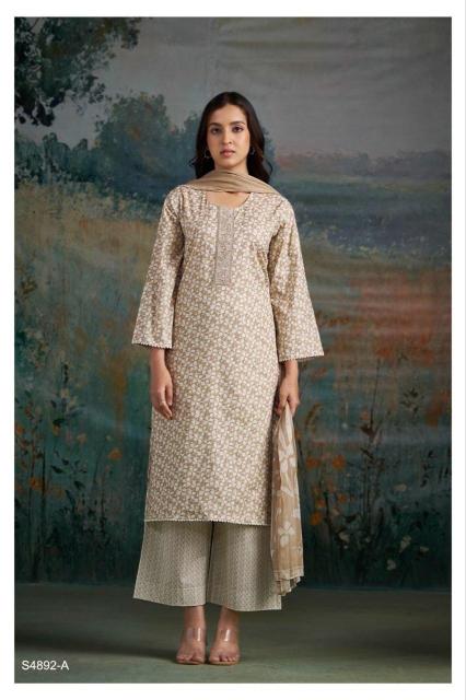Ganga cahana 4892 surat textile dress material wholesale market